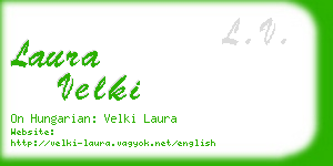 laura velki business card